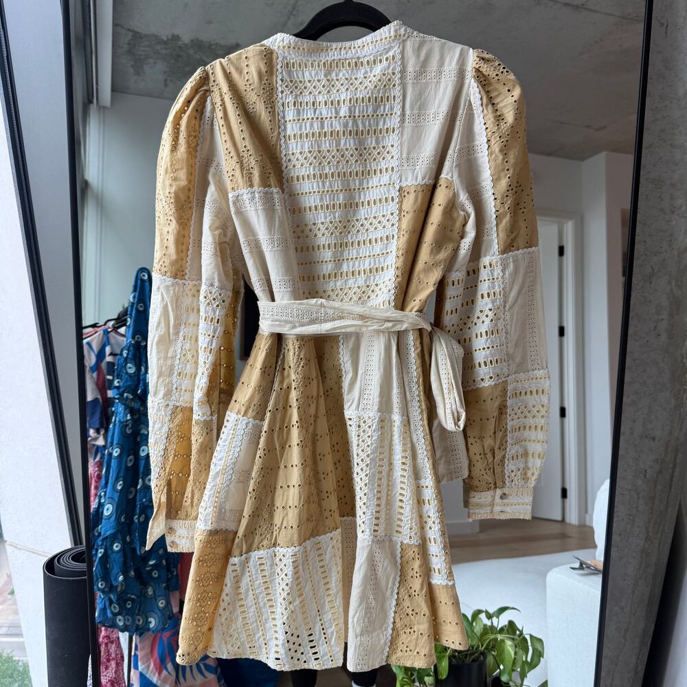 Sezane Lou Patchwork Dress - Picture 3 of 5